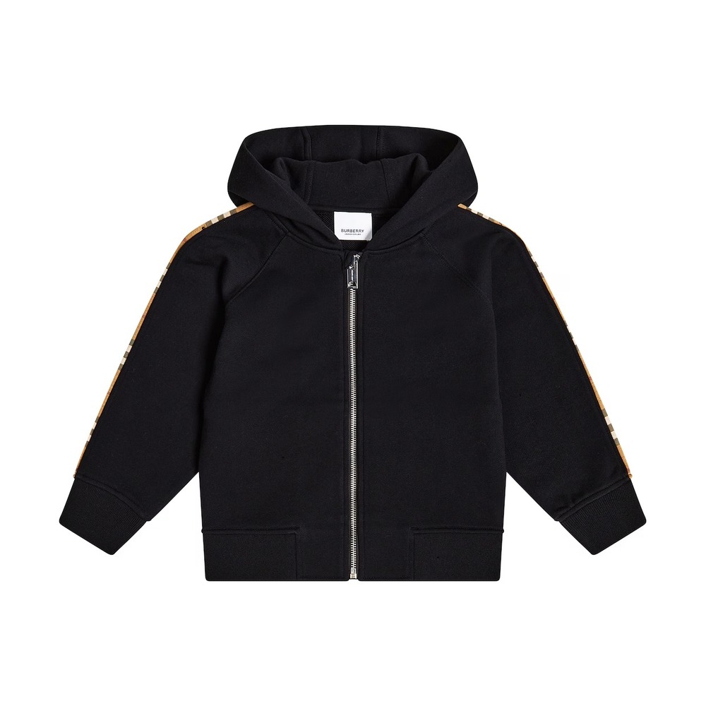 Burberry Kids Timmy Check cotton jersey Zip Up Hoodie Size 6M 6 Months NEW